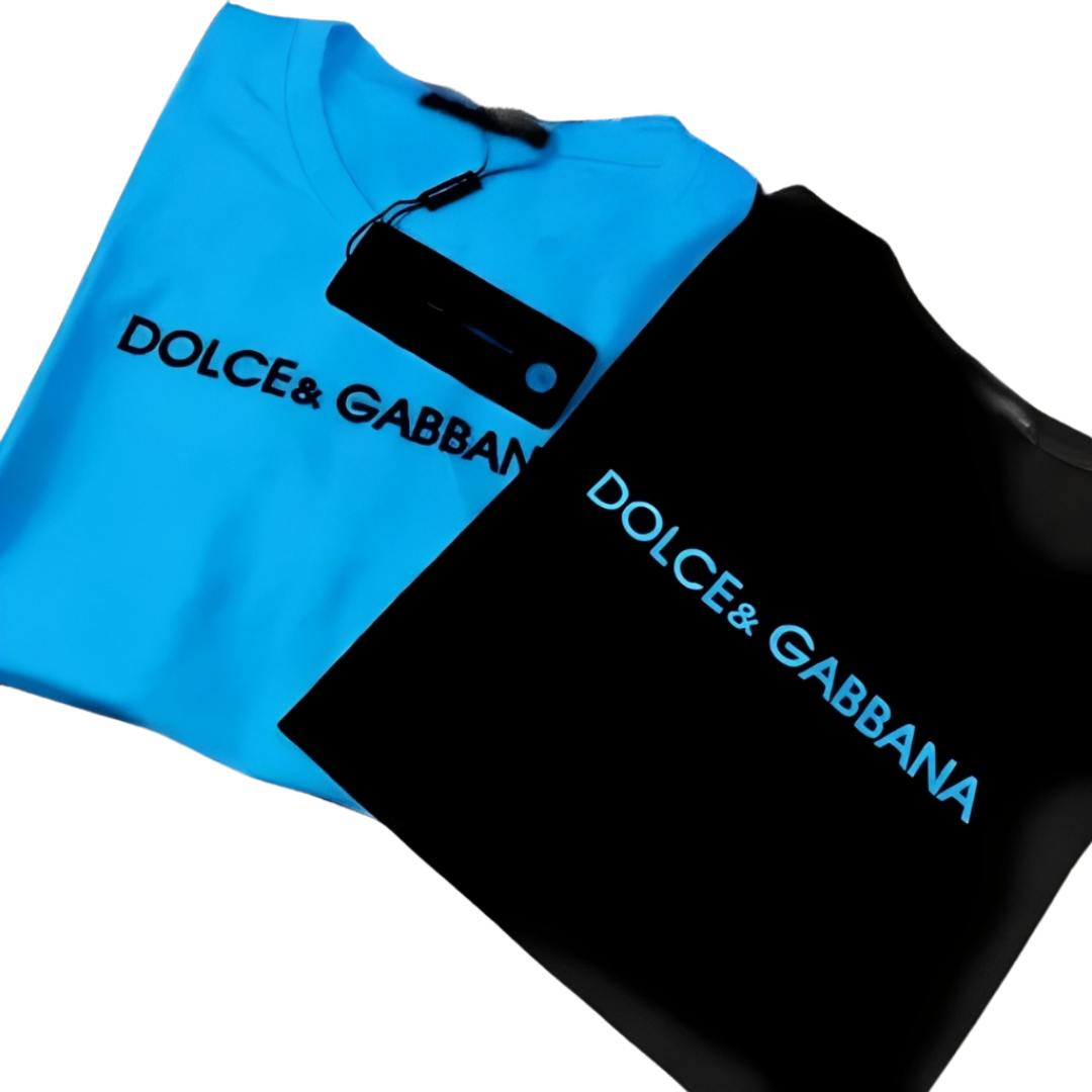 Kit 2 Camisetas Dolce & Gabbana – Elegância e Exclusividade