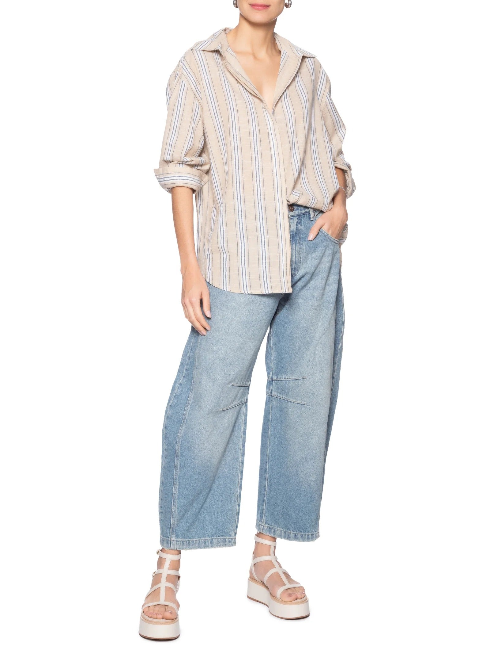 Kit 2 Calças Largas Animale - Feminina