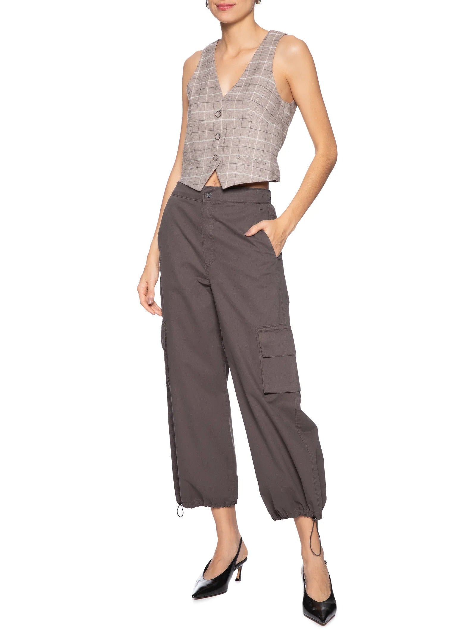 Kit 2 Calças Cargos - Feminina