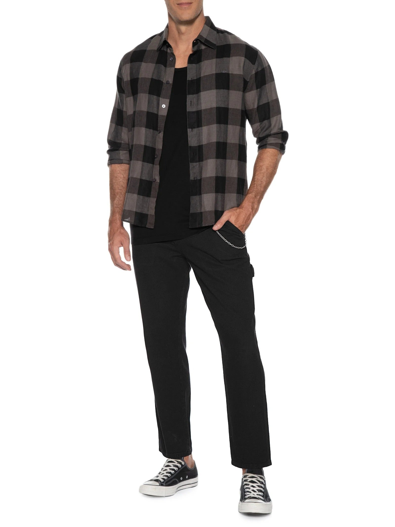 Calças Jeans Calvin Klein Preta